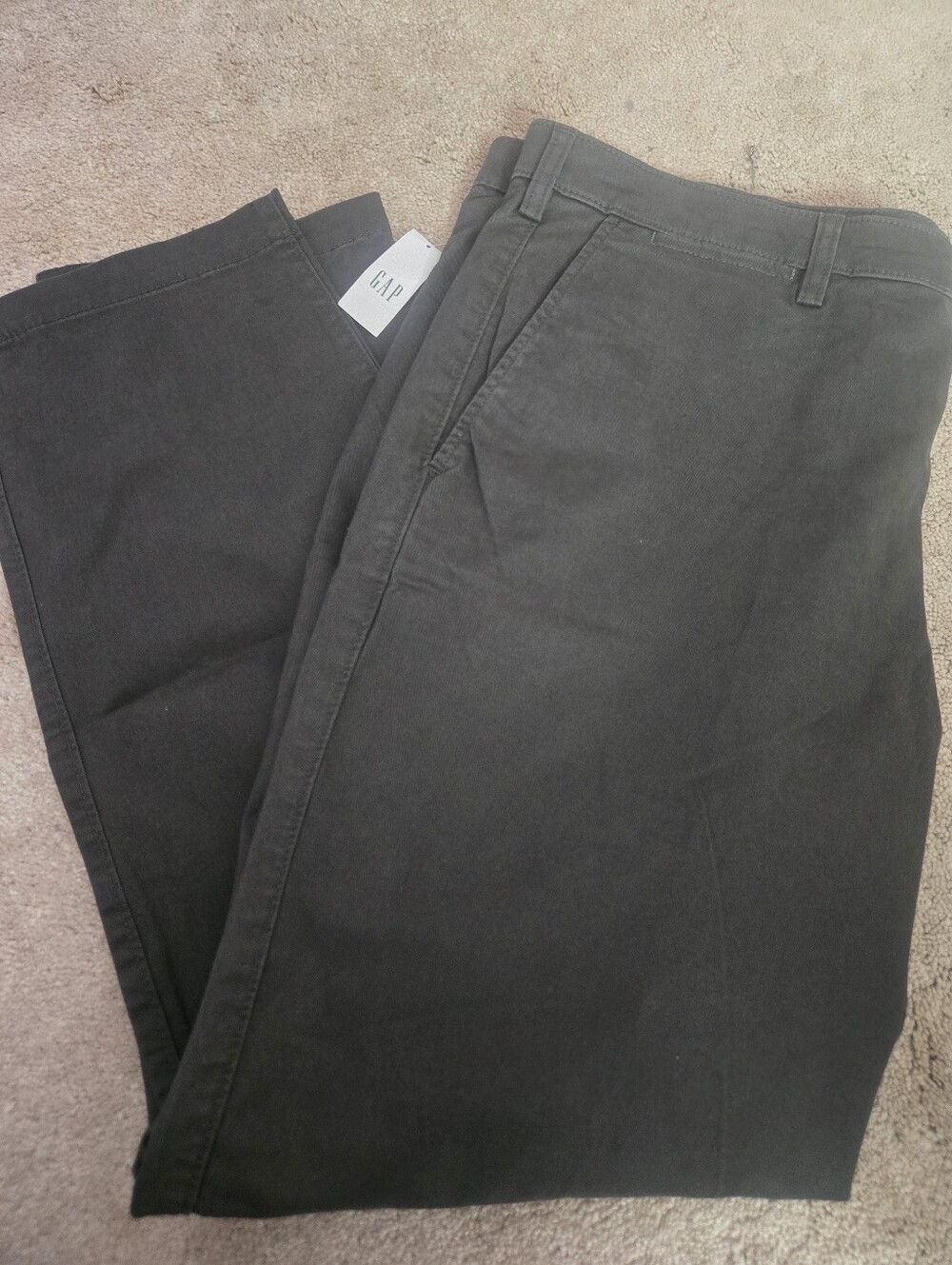 GAP Men's Dark Charcoal Chino Pants